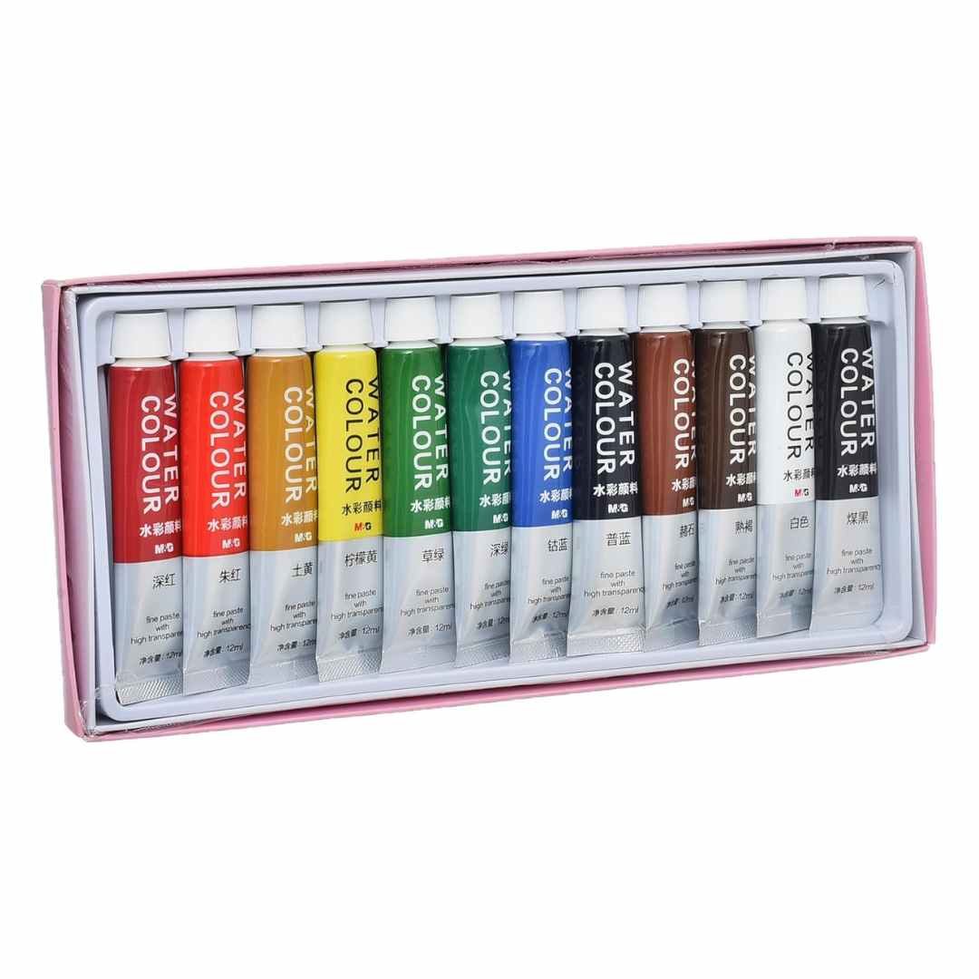 M&G 12 Colors Water color Set (12ml)