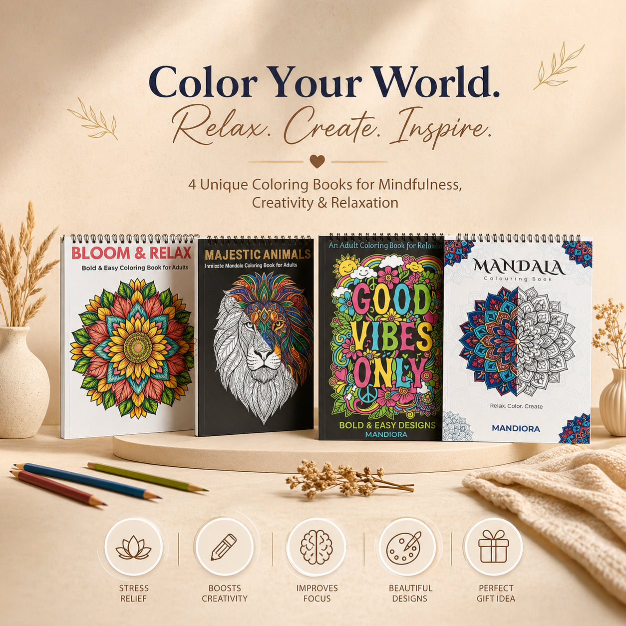 Mandala Coloring Books