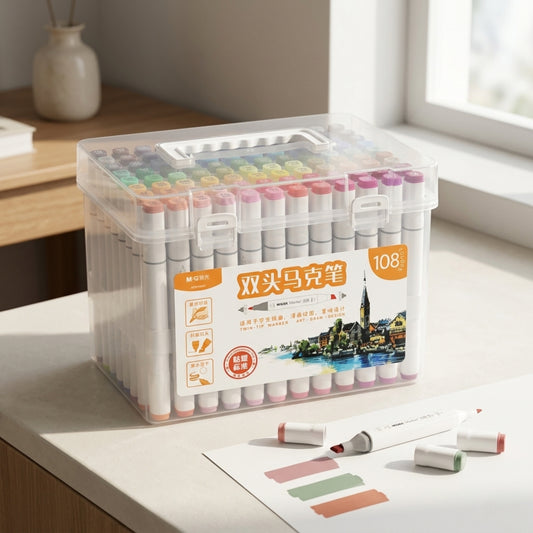 M&G Dual Tip Markers | 108 Colors for Smooth & Creative Coloring