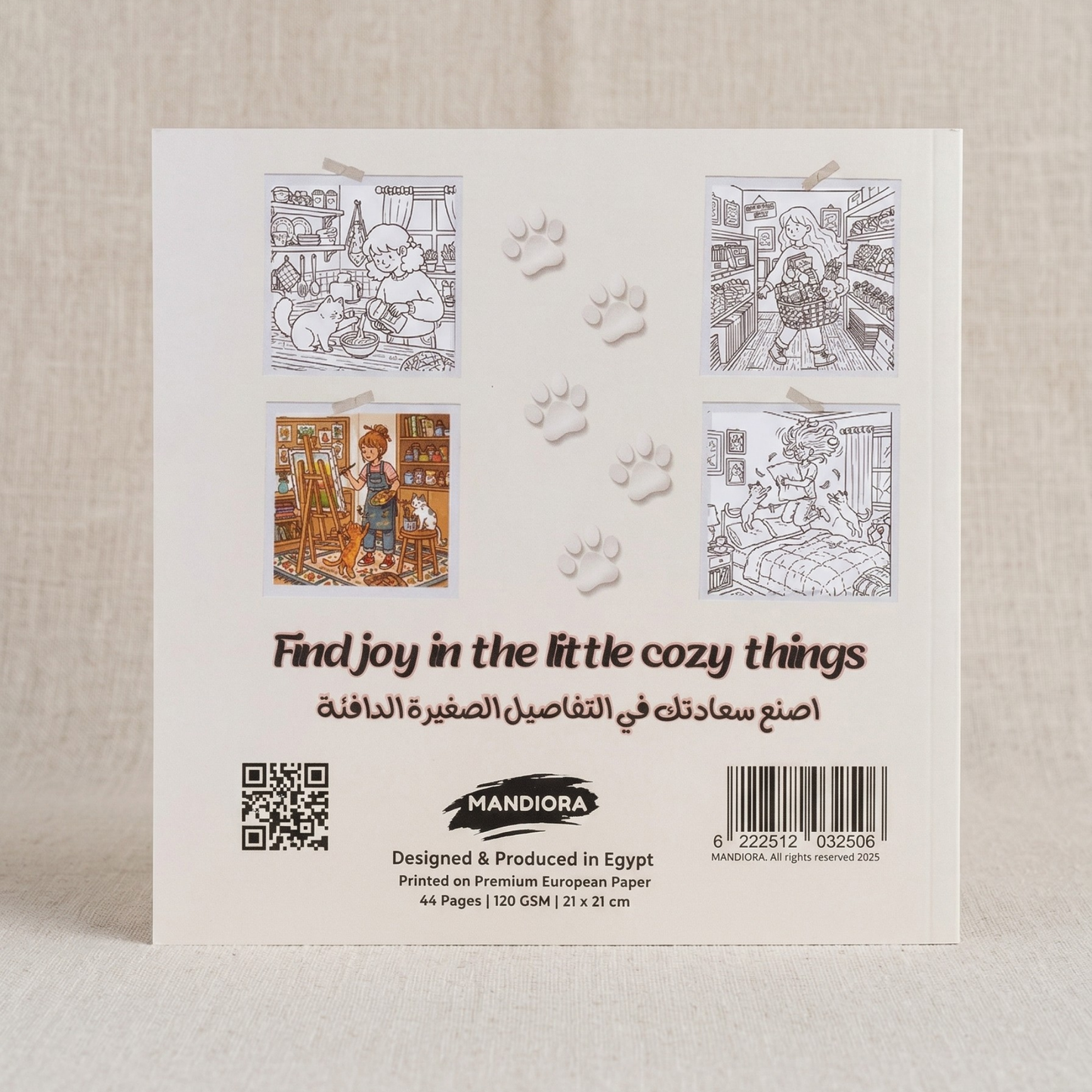 Cats & Colors | Cozy Cute Relaxing Coloring Book | Mandiora