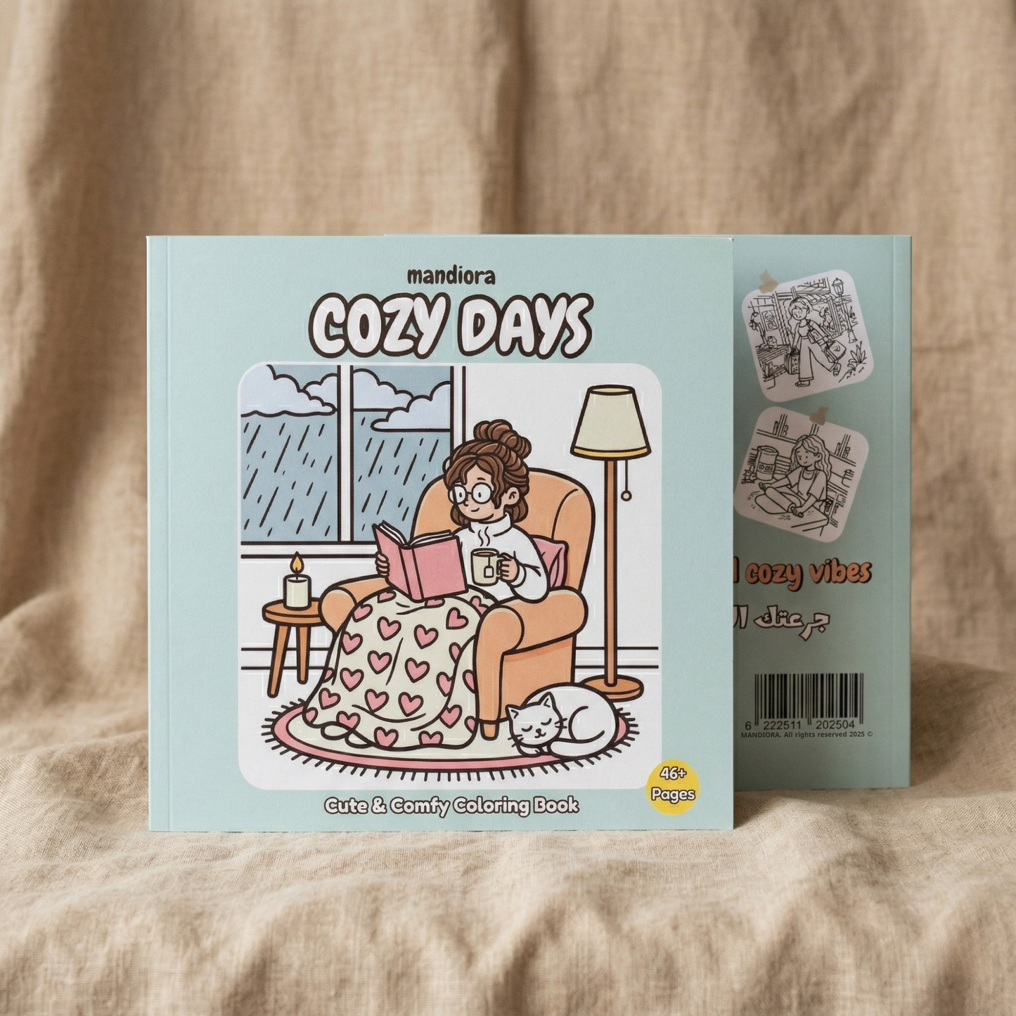 Cozy Days | Relaxing Cozy Coloring Book | Mandiora