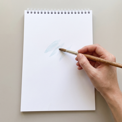Mandiora دفتر اسكتش – 17 × 24 سم – طولى – 220 جرام (متعدد الاستخدام)