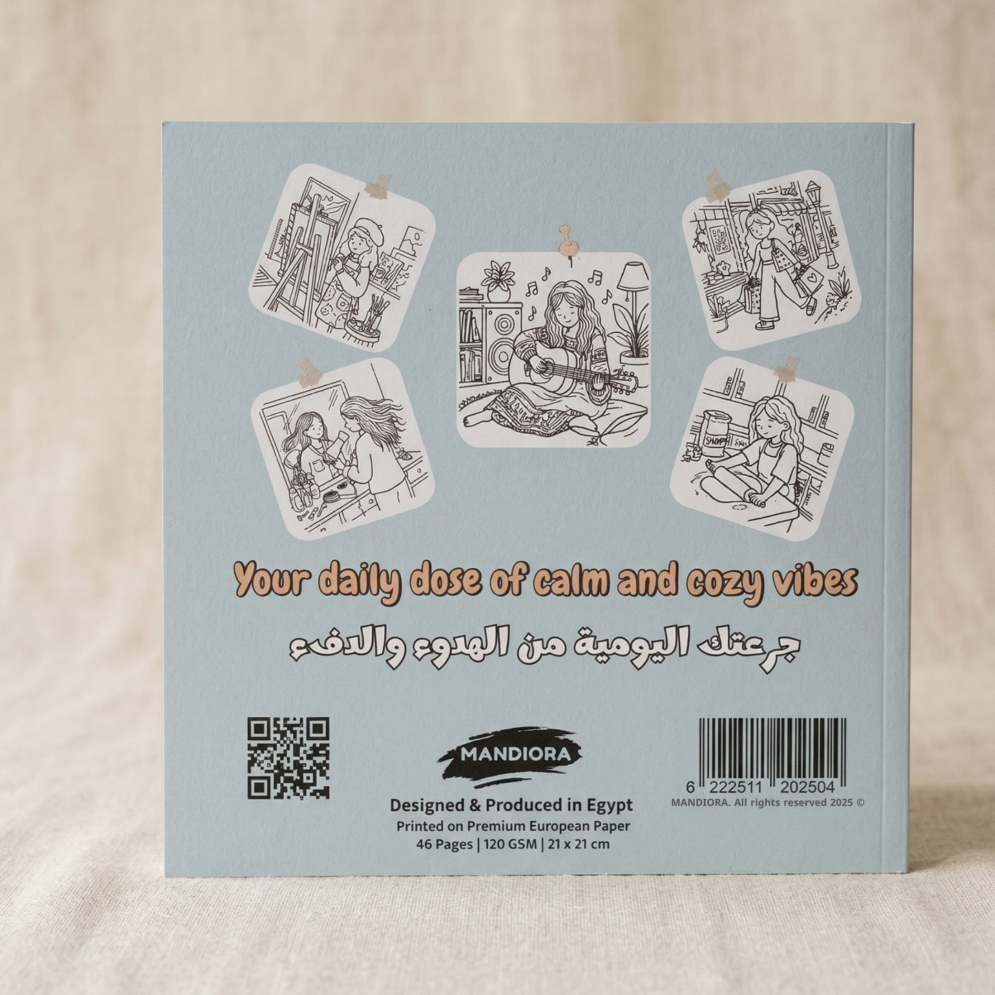 Cozy Days | Relaxing Cozy Coloring Book | Mandiora