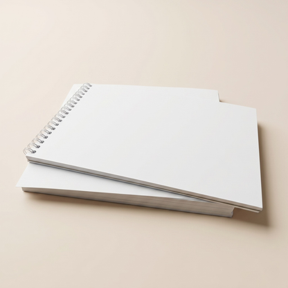 Mandiora دفتر اسكتش – 17 × 24 سم – طولى – 220 جرام (متعدد الاستخدام)