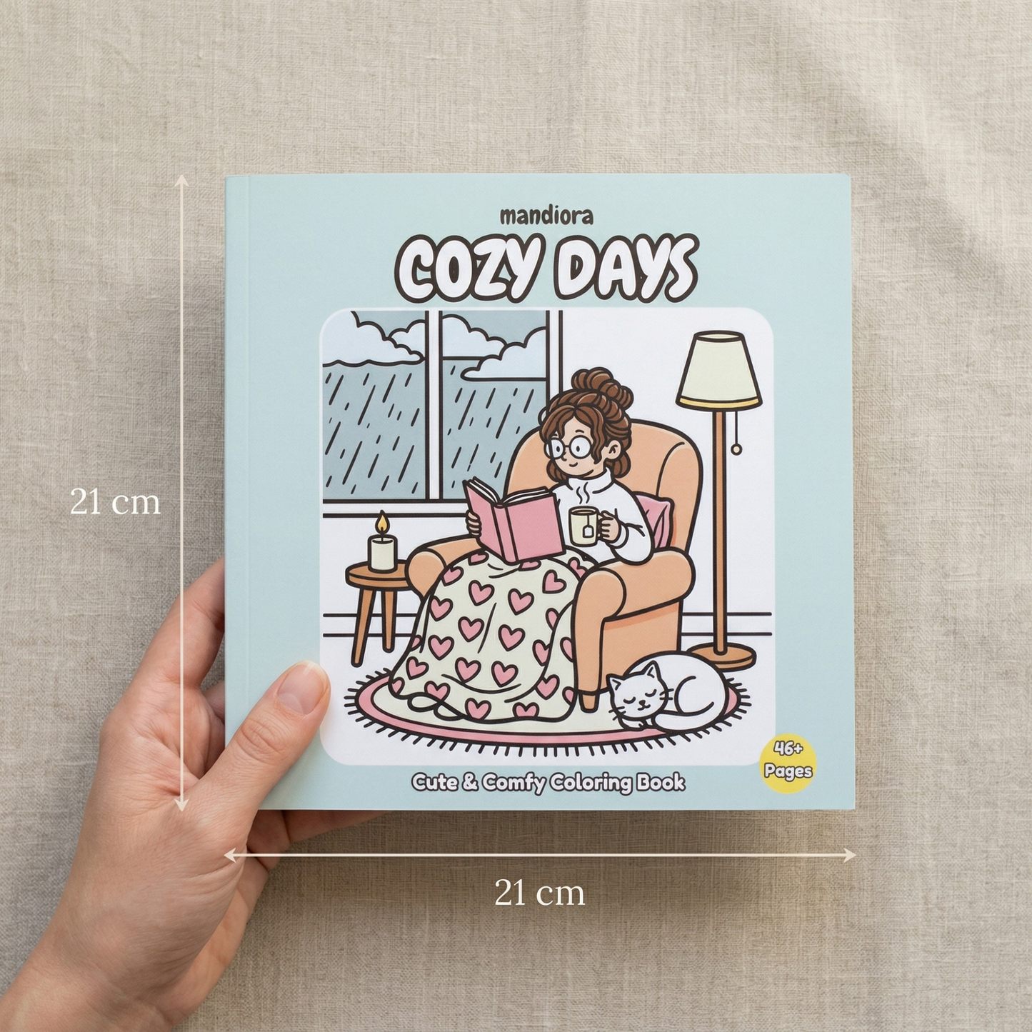 Cozy Days | Relaxing Cozy Coloring Book | Mandiora
