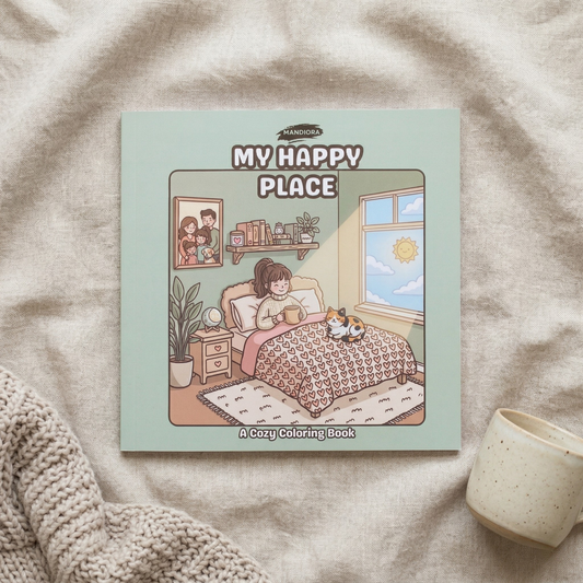 My Happy Place | كتاب تلوين للاسترخاء | مانديورا