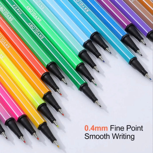 Skyglory Calligraph Pioneer Betterfine Fineliner Pen Set - 6 Pieces (SG-854B)