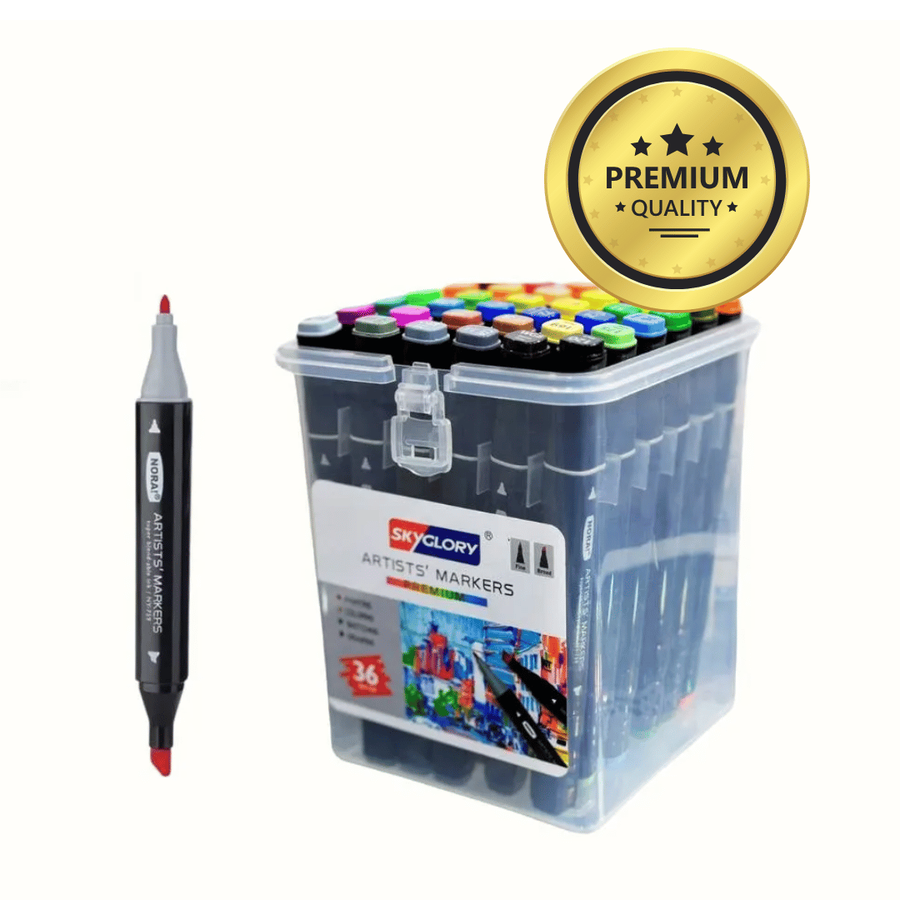 Skyglory 36-Color Premium Artists' Markers Set (SG-759)