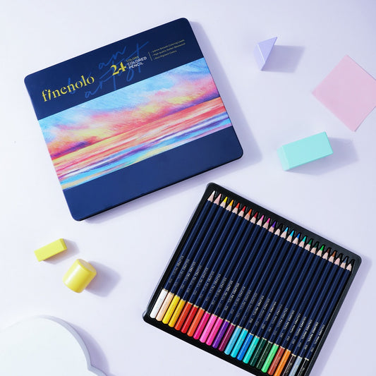 Deli Finenolo 24 Colored Pencils – Soft & Smooth Coloring
