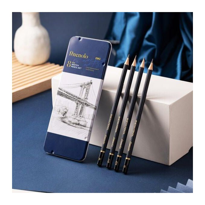 Product Name Finenolo 8-Piece Sketch Pencil Set