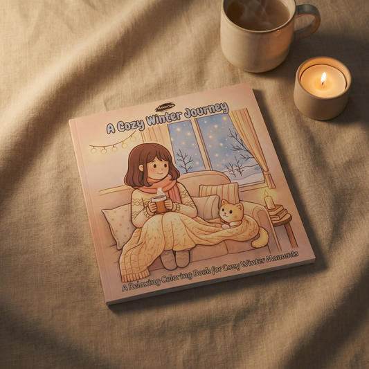 A Cozy Winter Journey | كتاب تلوين كوزي للاسترخاء | مانديورا