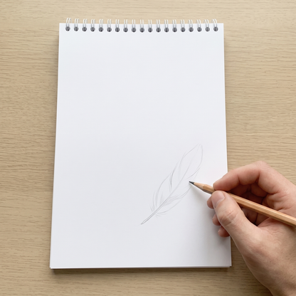 Mandiora Artist Sketchbook – 17 × 24 cm –Portrait– 140 GSM (Drawing)