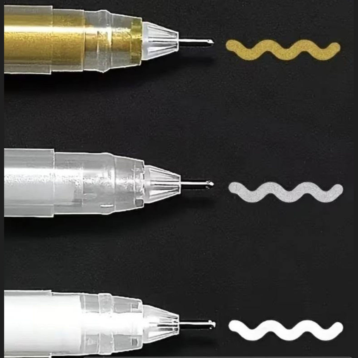 Keep Smiling 3-Piece Highlight Pen Set (0.8mm)