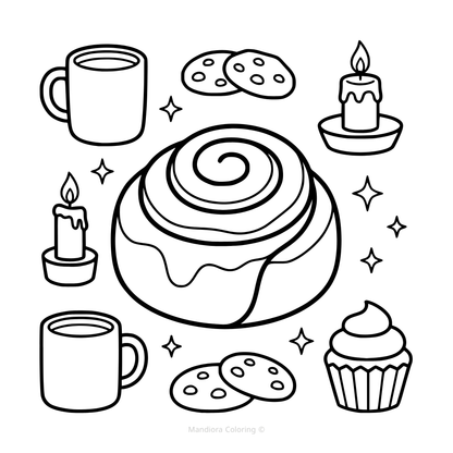 Cozy Patterns Coloring Book | Relaxing & Stress Relief Designs | Mandiora