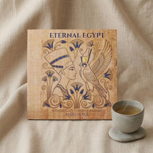 Eternal Egypt | Ancient Egypt Relaxing Coloring Book | Mandiora