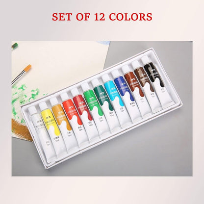 M&G 12 Colors Acrylic Paint Set 12ml