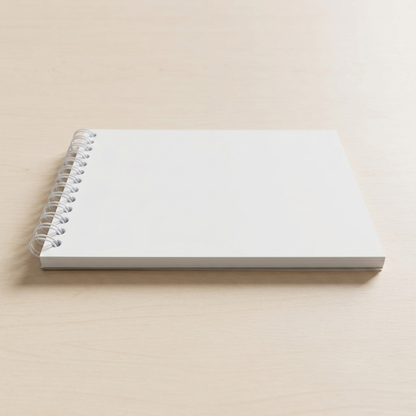 Mandiora دفتر اسكتش – 12 × 17 سم – طولى – 220 جرام (متعدد الاستخدام)