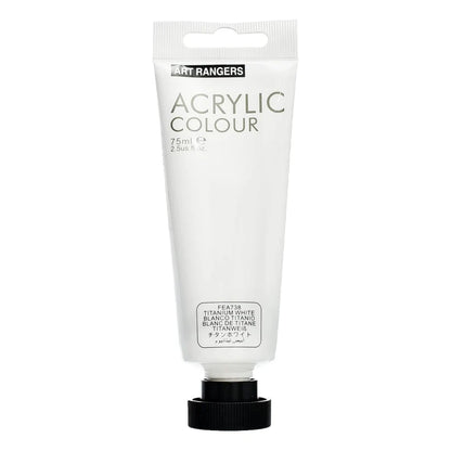 Art Rangers Acrylic Colour Tube - 75ml (Titanium White)