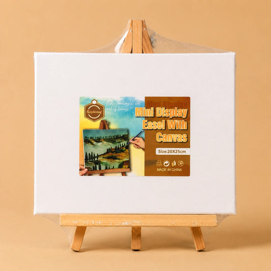 Keep Smiling Mini Display Easel with Canvas - 20x25cm