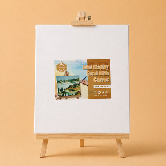 Keep Smiling Mini Display Easel with Canvas - 24x30cm