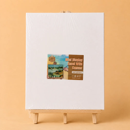 Keep Smiling Mini Display Easel with Canvas - 30x40cm