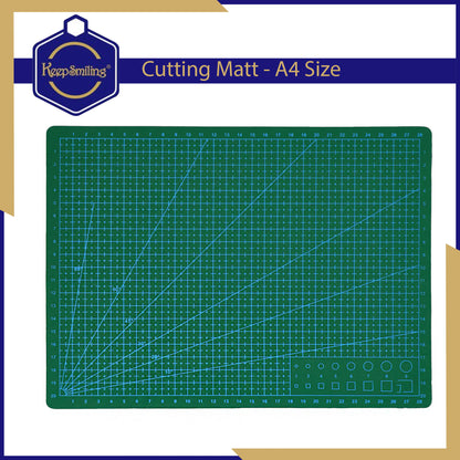 Keep Smiling A4 Cutting Mat - 11x8 Inch