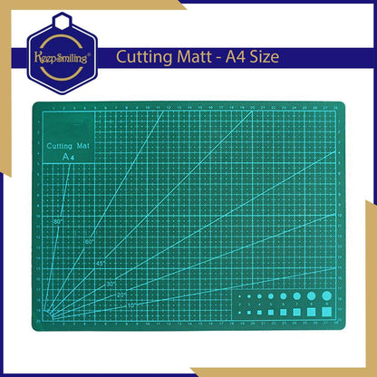 Keep Smiling A4 Cutting Mat - 11x8 Inch