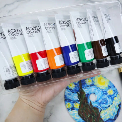 Art Rangers Acrylic Colour Set 8 Colors 22ml | Artist Painting & Craft Kit