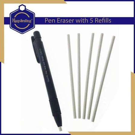 Keep Smiling Precision Eraser Pen with Refills - 3.8mm