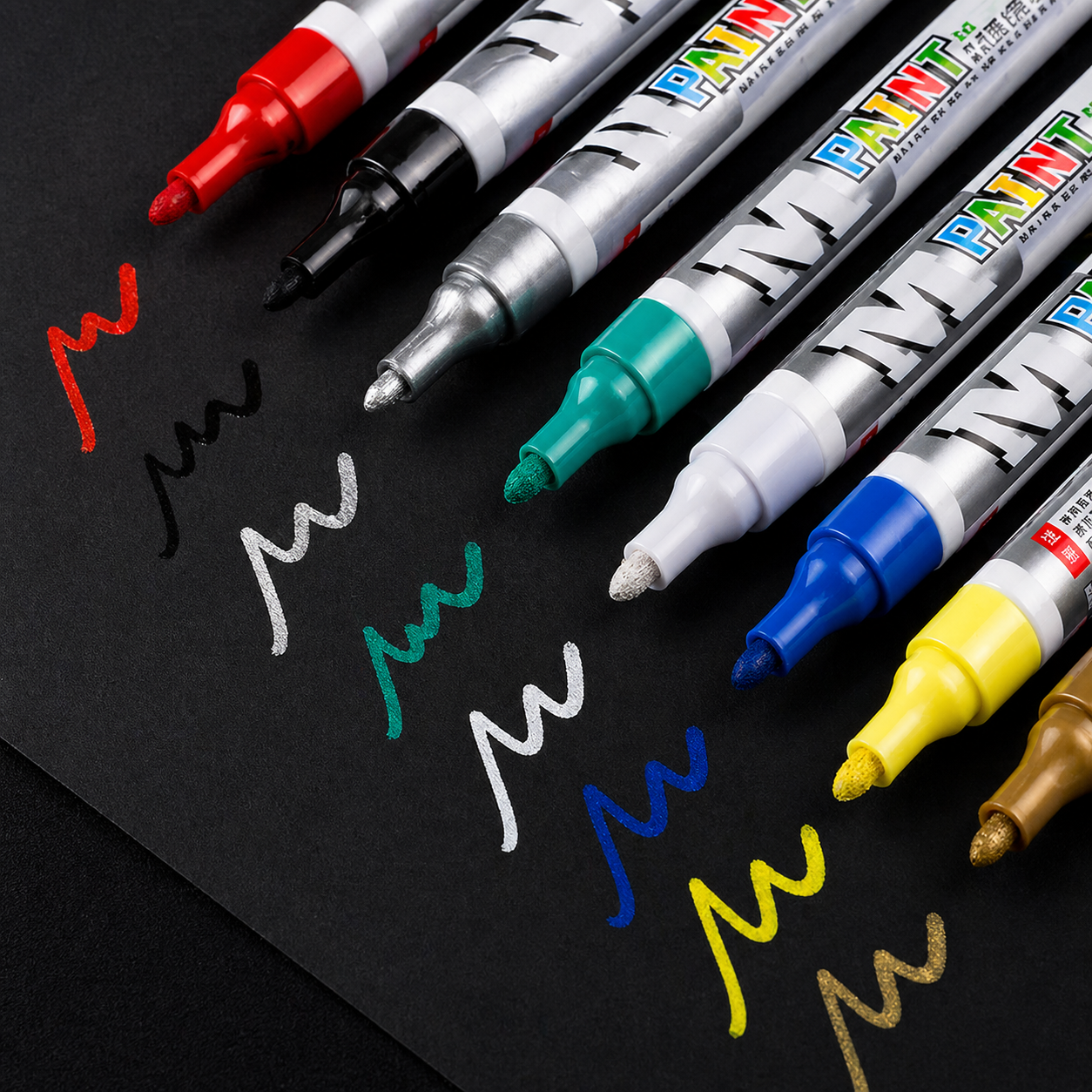 M&G Paint Marker Pen (Duko Pen) – Single Color Oil-Based Permanent Marker | AOMY8503