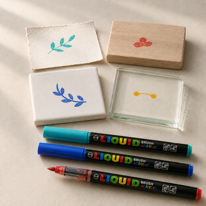 SkyGlory Acrylic Markers – 48 Colors | Liquid Ink Multi-Surface Markers – ZX-9868-48