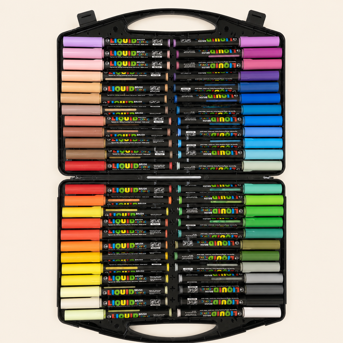 SkyGlory Acrylic Markers – 48 Colors | Liquid Ink Multi-Surface Markers – ZX-9868-48