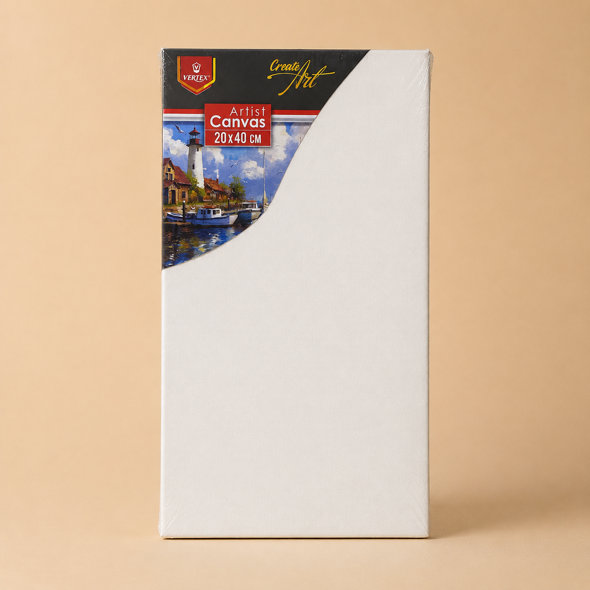 Vertex Artist Stretched Canvas 20 × 40 cm – 280 GSM Cotton Canvas