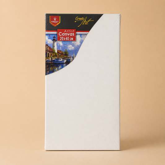 Vertex Artist Stretched Canvas 20 × 40 cm – 280 GSM Cotton Canvas