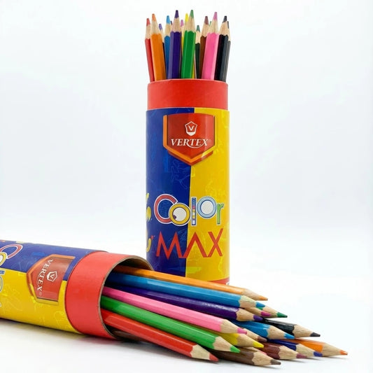 Vertex Color Max | Colored Pencils 24 Colors Tube