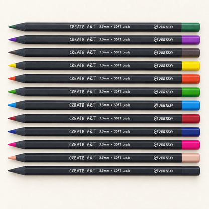 Vertex Create Art Premium Colored Pencils 12 Colors | VS-4130